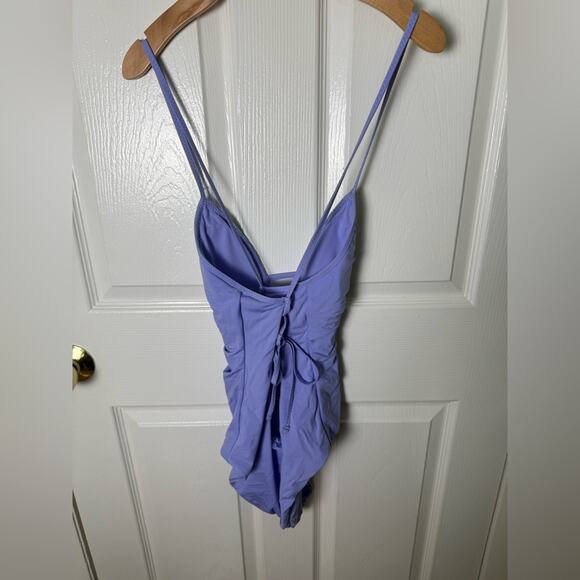 Becca Fiesta Plunge One Piece Swimsuit S - Picture 6 of 8